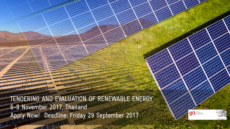 TENDERING AND EVALUATION OF RENEWABLE ENERGY