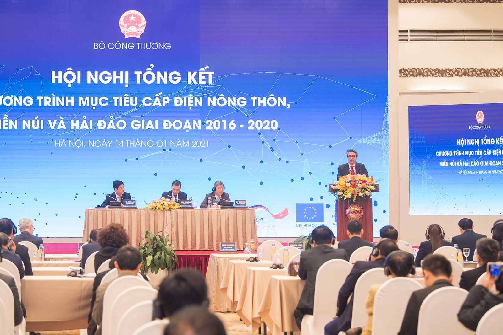14 Jan 2021 Rural electrification conference. Copyright: GIZ Viet Nam