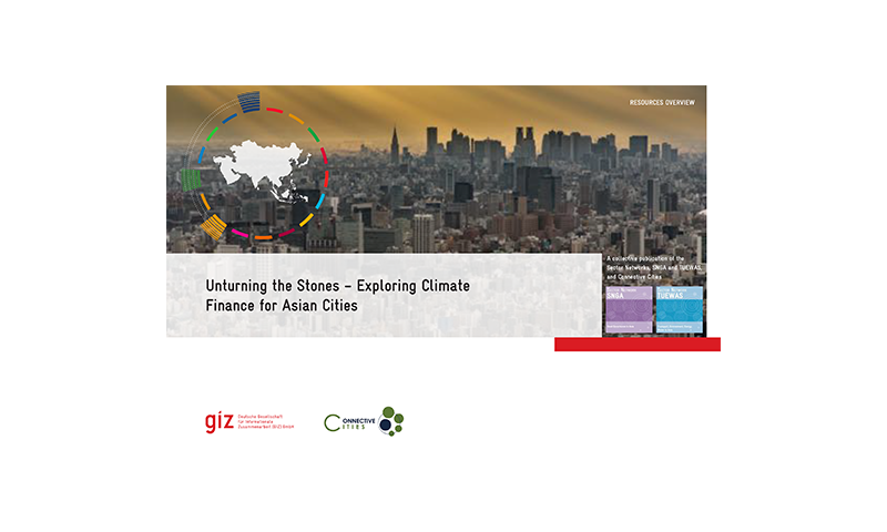 Unturning the Stones - Exploring Climate Finance for Asian Cities - Resources overview