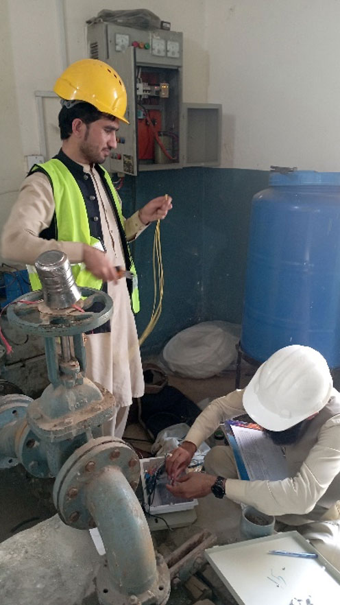 Installation of Monitoring Equipment by University of Peshawar (UET/CISNR)