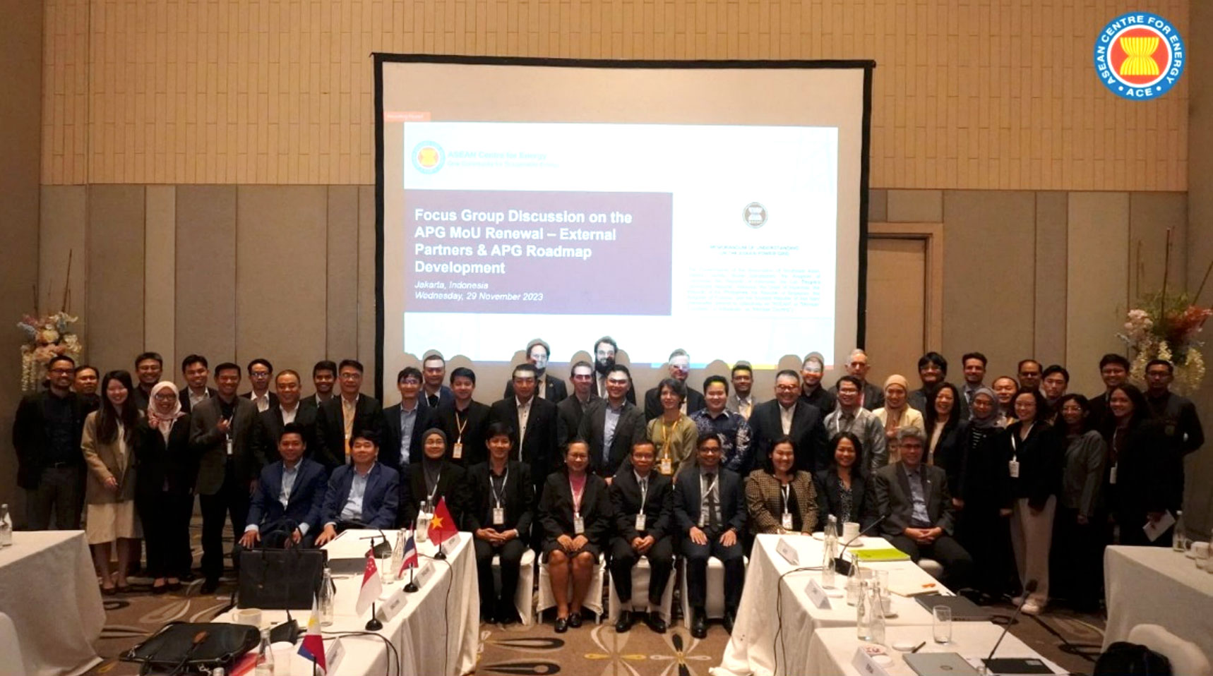 Participants at the APG-AP Kick-off Meeting held in Jakarta, Indonesia.