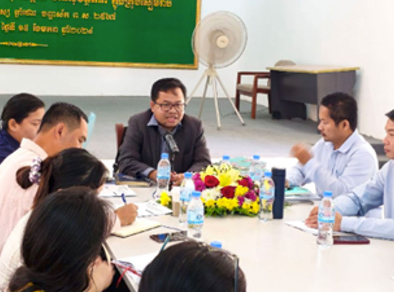 This workshop lead by external consultants to provide guidance on how to draft waste management plans, Municipality of Siem Reap, Cambodia
